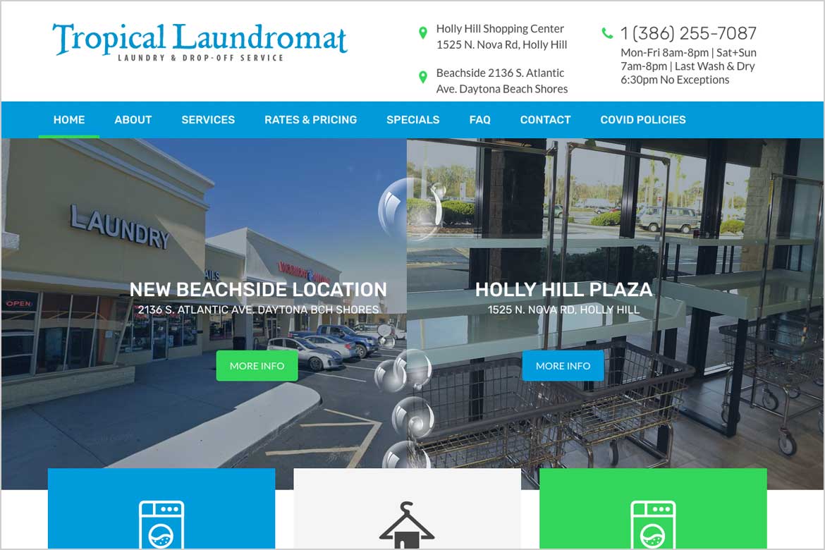 Tropical Laundry Website
